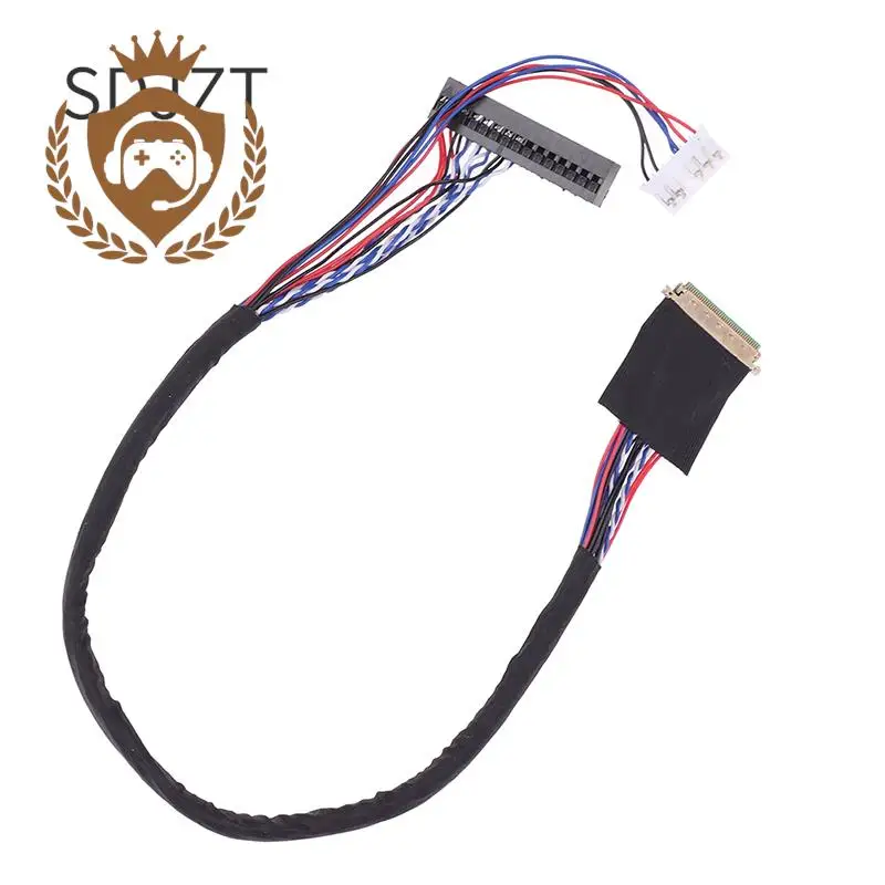 1PC 40 Pin 1 Channel 6 Bit LED LCD LVDS Screen Cable For Display