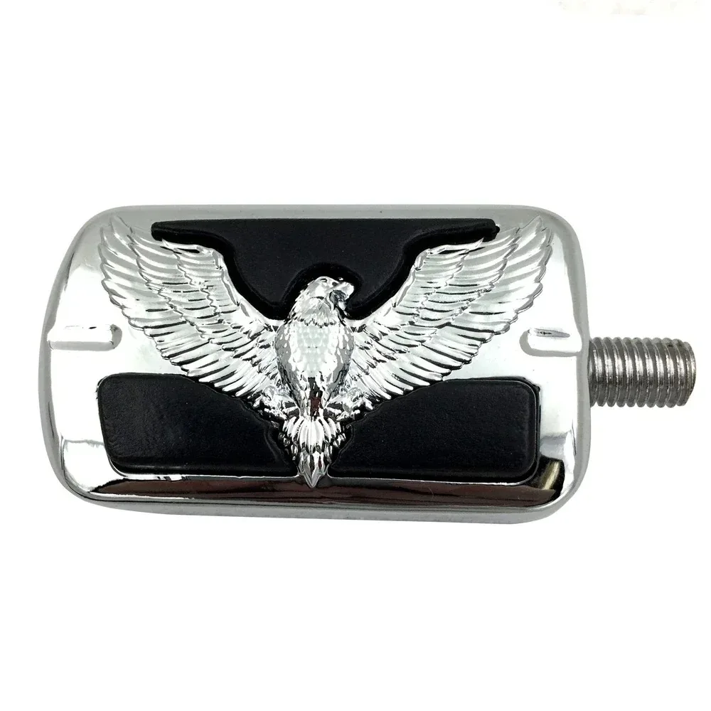 Motorcycle Parts Eagle Hawk Emblem G.Skull Shifter Peg For Harley Dyna Super Glide Street Bob Tour Glide CHROMED