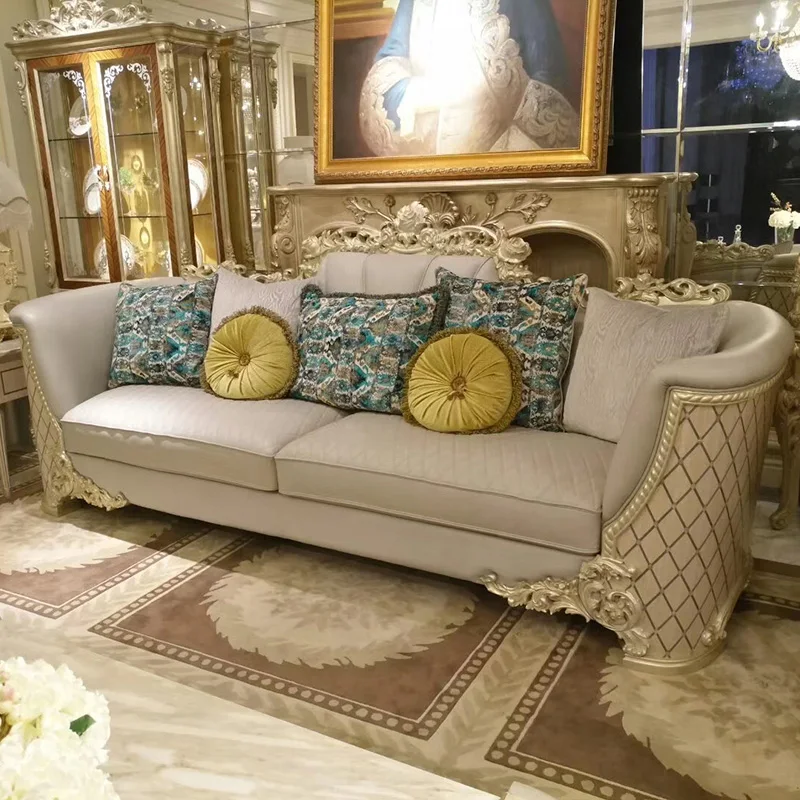 

Unique Sofa Set Furniture Classic Sofa Luxury French Single Sectional Hotel Home Furniture Sofa Set