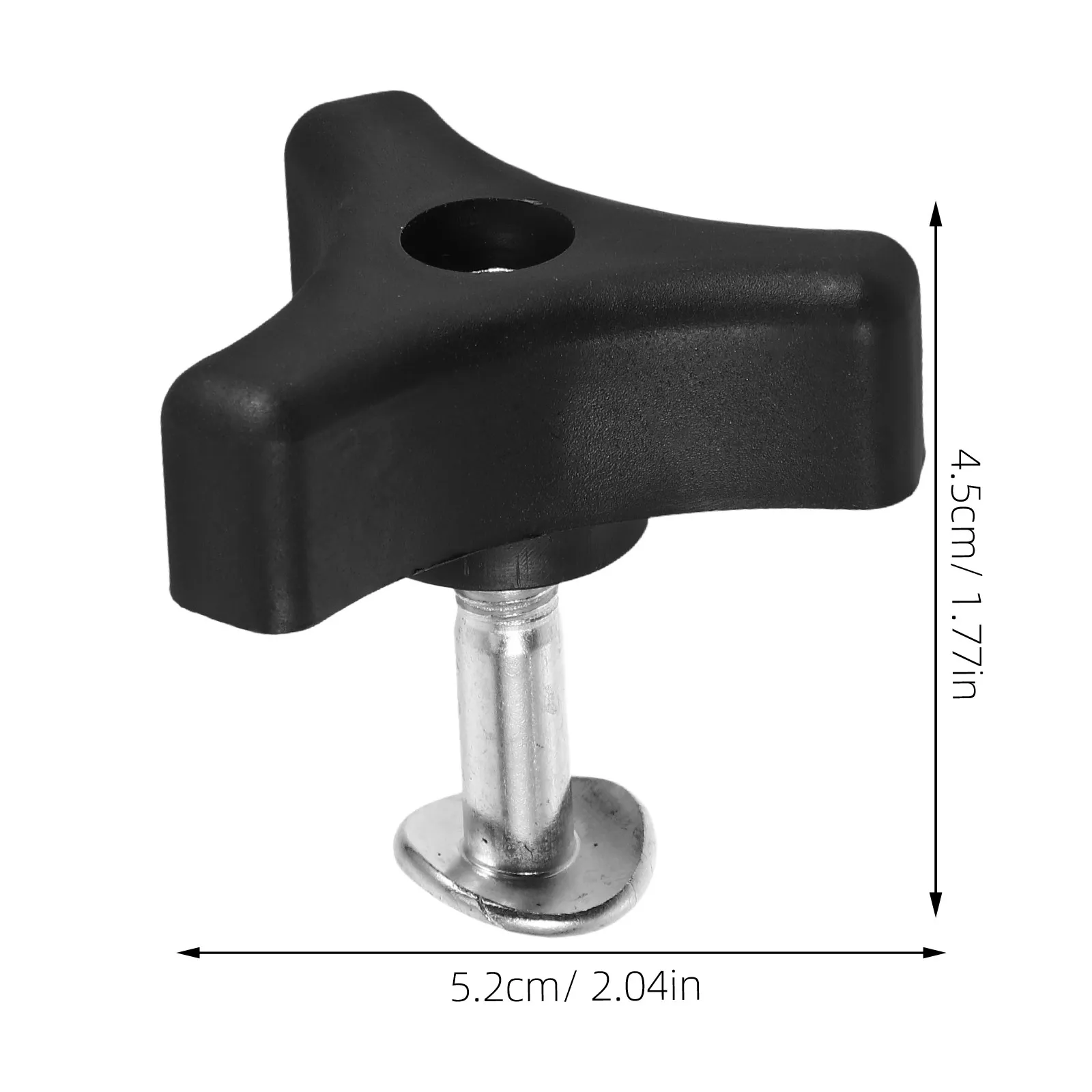 4Set Lawn Mower Handle Screws Nuts Plastic Knob Replacement Parts Secure Fastening for Handrail Handle Accessories