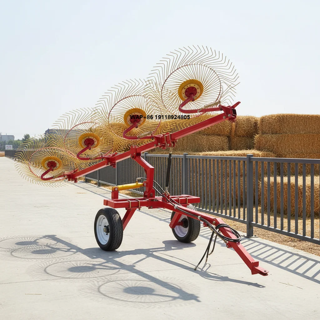 Farm Machines Tractor Hay Rake/Mower with Raker for Farming