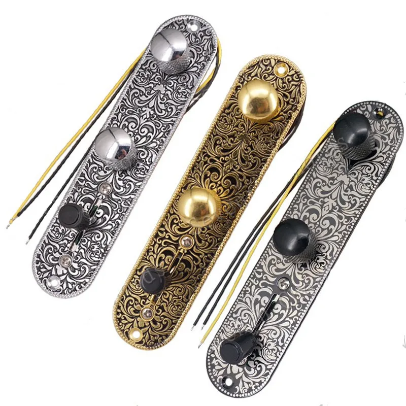 

1Pcs 3 Way Wired Loaded Prewired Control Plate For Electric Guitar Musical Instrument Accessories 3Colors