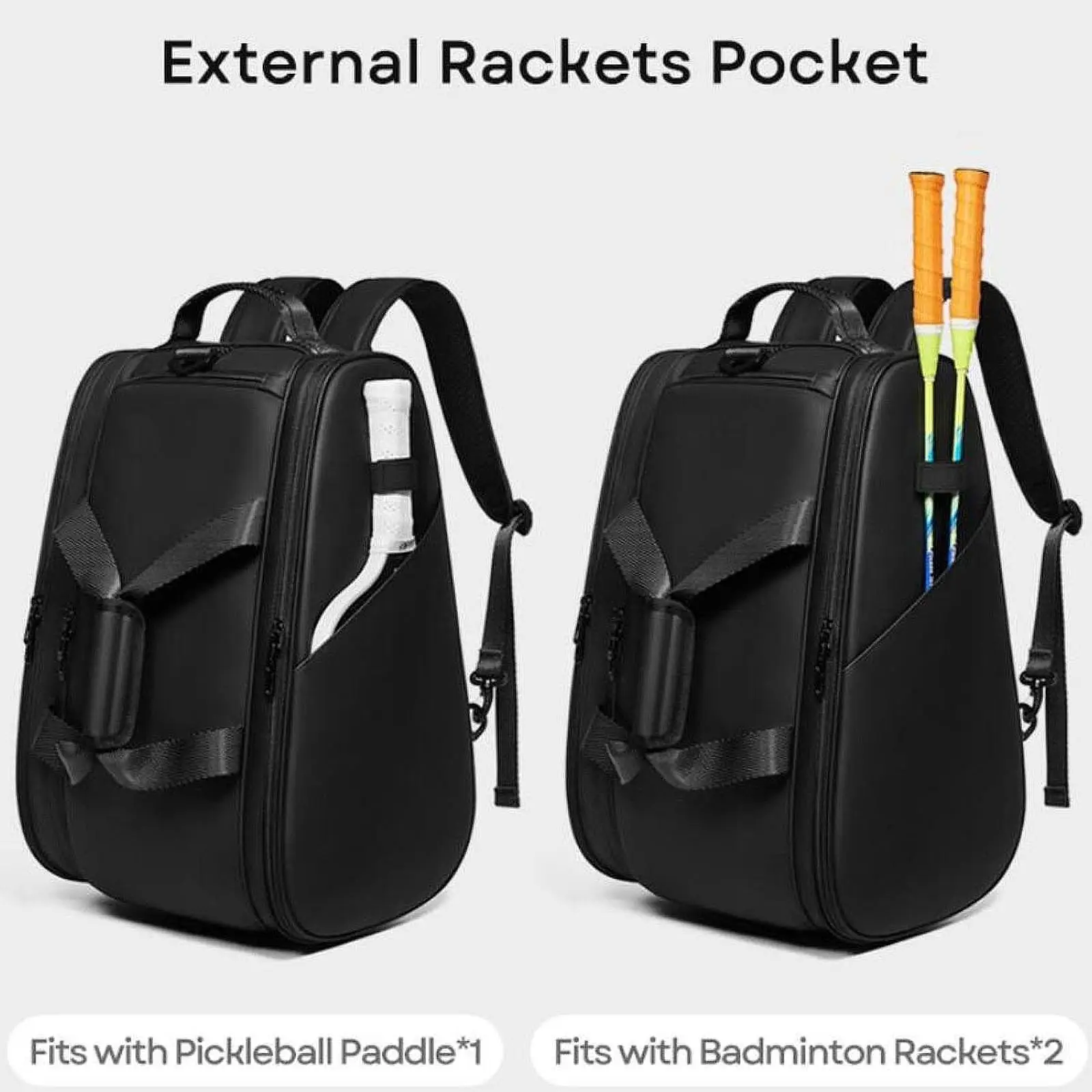 Paddle Bag for Pickleball Accessories Spacious Tennis and Racquet Sports Bags Design with Separate Shoe Area