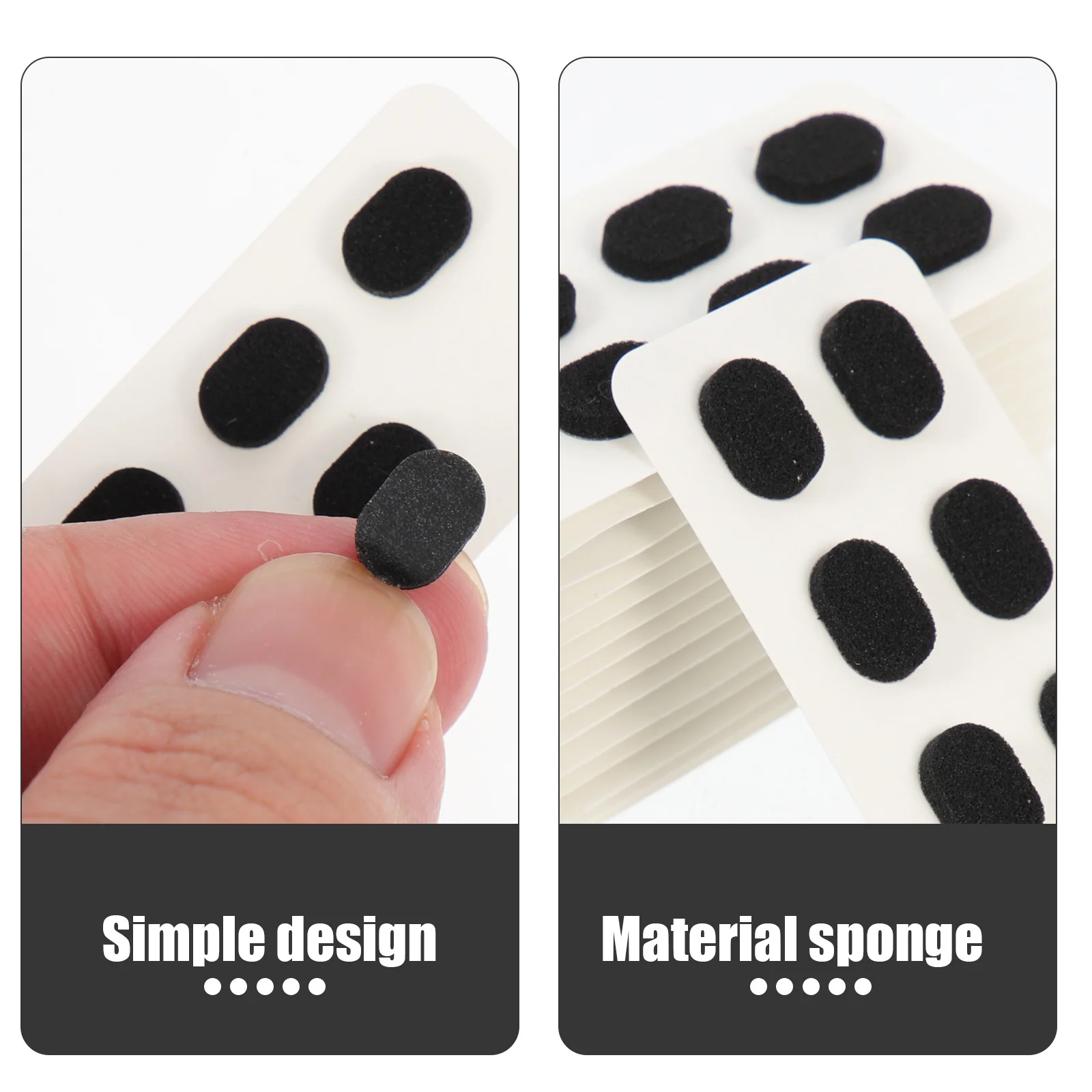 

Anti-Slip Nose Pads Sponge Eyeglass Nose Cushions Non-Skid Glasses Frame Pad Comfortable Fit For Eyeglasses Sunglasses