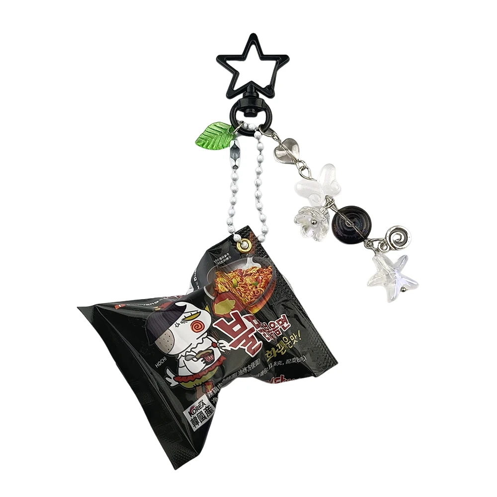 Llaveros Buldak Ramen hechos a mano Llavero estético