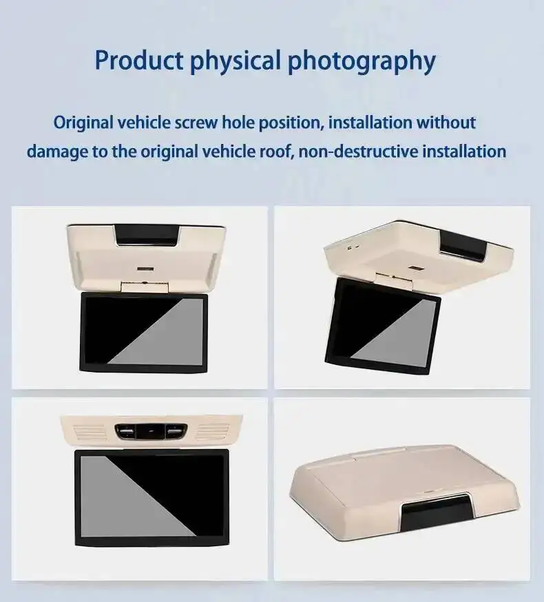 Control Roof Screen Ceiling Monitor For Mercedes Benz V260 V260L V-class V Class Android Multimedia Player Mirror Link Remote