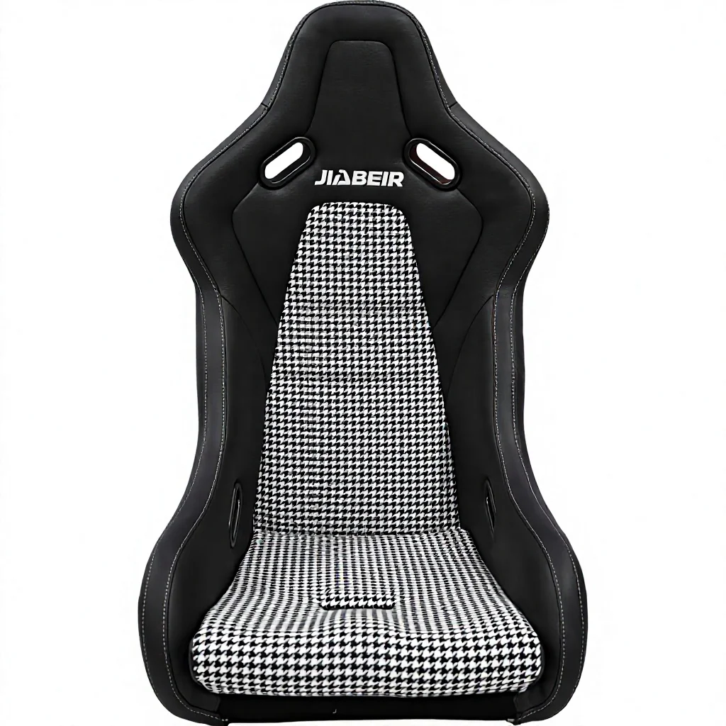 9017 PVC Fiberglass Skeleton Racing Seat Fiberglass Shell Ergonomic Sport Bucket Design Comfortable Racing Seat