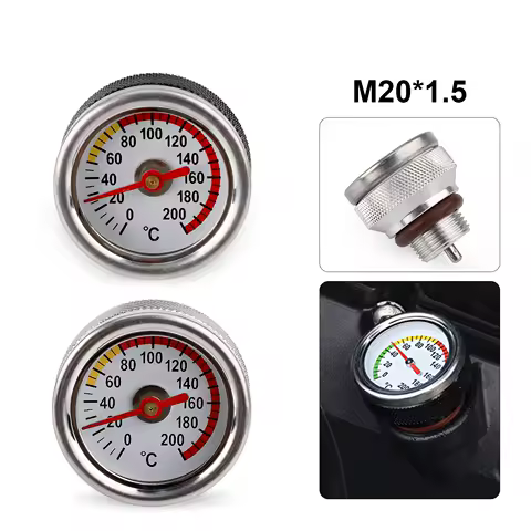 M20x1.5 Motorbike Oil Gauge Oil Temperature Gauge Engine Temperature Gauge Accessories For Haojue TR300 / Harley-davidson X350