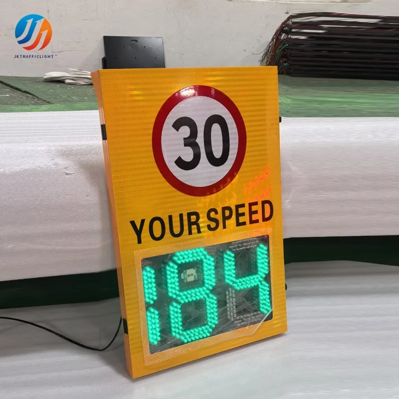 

Manufacturer Custom Three Digital Solar Led Warning Signs radar Speed limit Sign Speed Display Traffic Sign for Highway