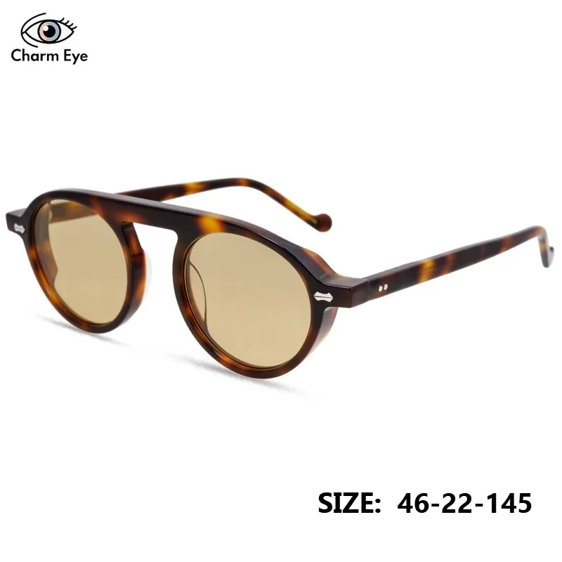 

Высококачественные солнцезащитные очки для мужчин и женщин, новая модная ретро-модель, очки для вождения автомобиля, ацетатные, с защитой UV400, для активного отдыха, круглая оправа.