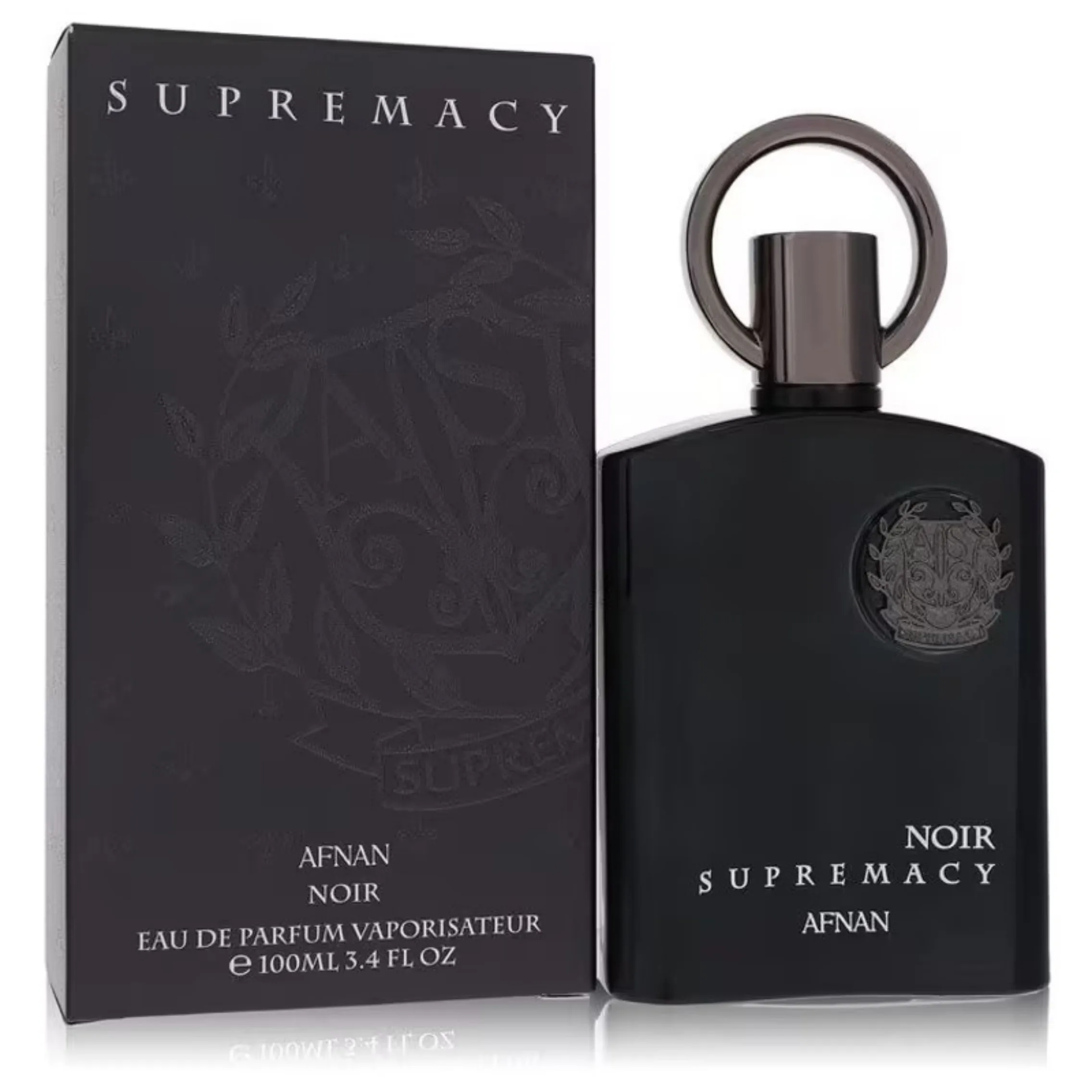 

Afnan Supremacy Noir Eau de Parfum for Men | Sophisticated Woody & Aromatic Scent, 100ml