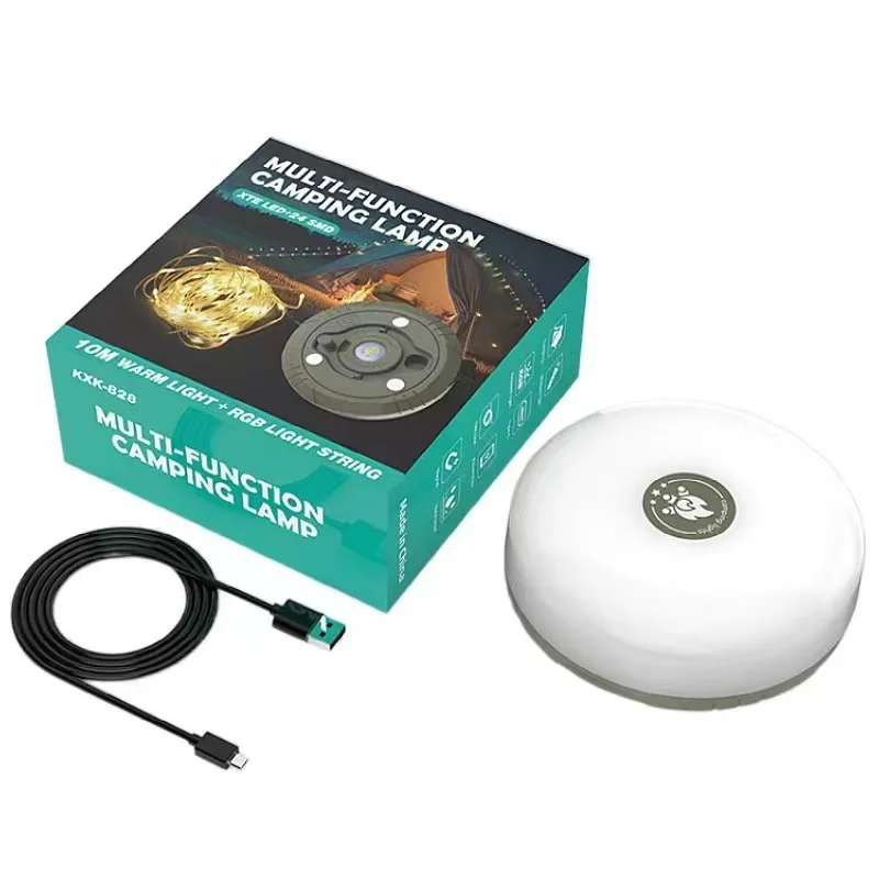 جديد الشمسية في الهواء الطلق الإضاءة الفرعية التخييم ضوء شريط القياس تخزين LED التخييم ضوء ضوء الشمس في الهواء الطلق ضوء الحديقة الشمسية