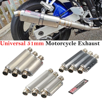 38-51MM Universal Yoshimura Motorcycle Exhaust Escape Muffler DB Killer Moto Pipe Motorbike 100cc-1000cc ATV GP Scooter