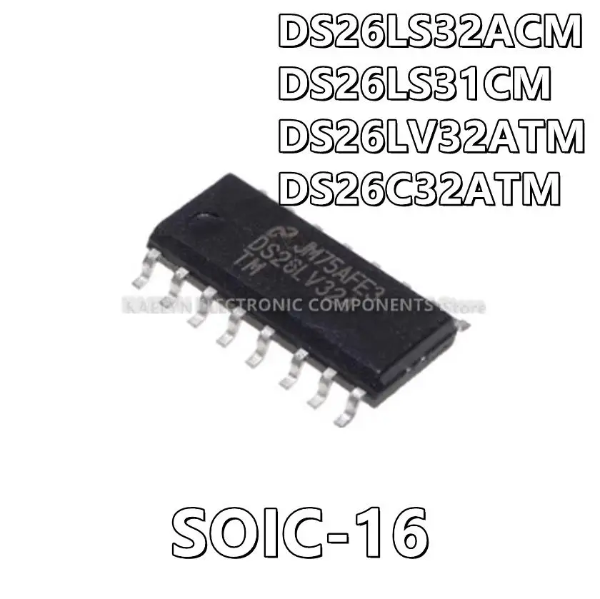

20 шт./лот DS26LS32ACM DS26LS32A DS26LS31CM DS26LS31 DS26LV32ATM DS26LV32A DS26C32ATM DS26C32A SOIC-16