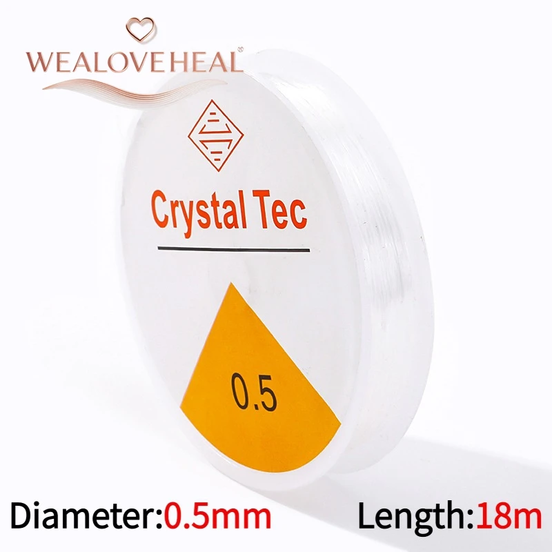 Starkes 0,4-1,0mm Elastisches Kordelband für Schmuckherstellung, Transparenter Dehnbarer Faden für DIY Armbänder Halsketten, Perlenschnur Zubehör – Detail 28