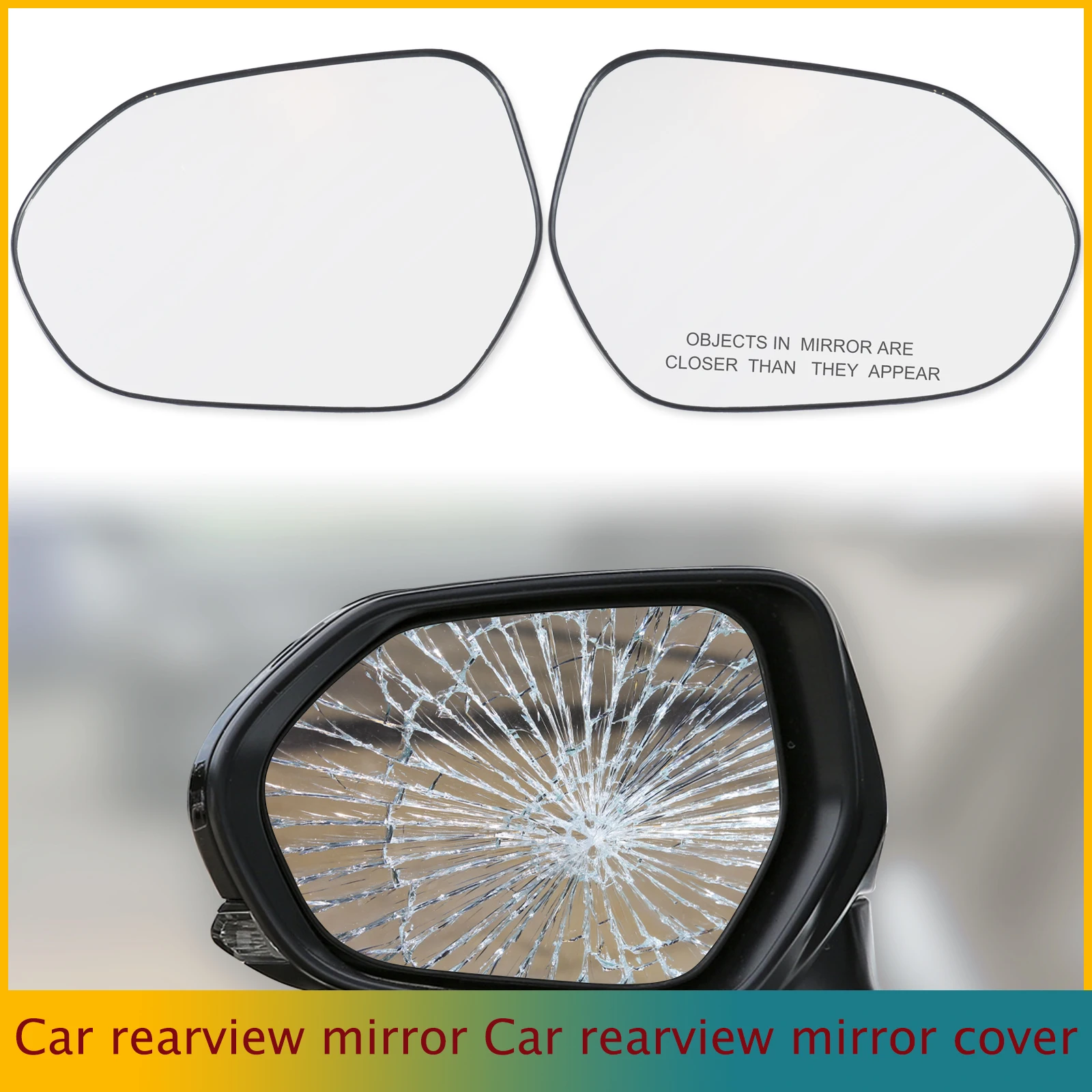 

Door Rearview Mirror Lens Heated Rearview Mirror Glass Reflector Convex Glass For Toyota Camry/Camry Hybrid/Corolla 2018-2020