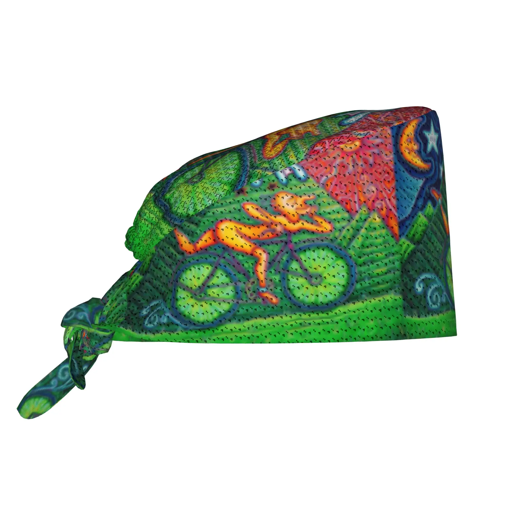 Bicycle Day Acid 1943 Vintage Cleaning Working Cap Albert Hofmann LSD Scrub Cap Surgicals Hat Nurse Scrubs Hat For Dentist