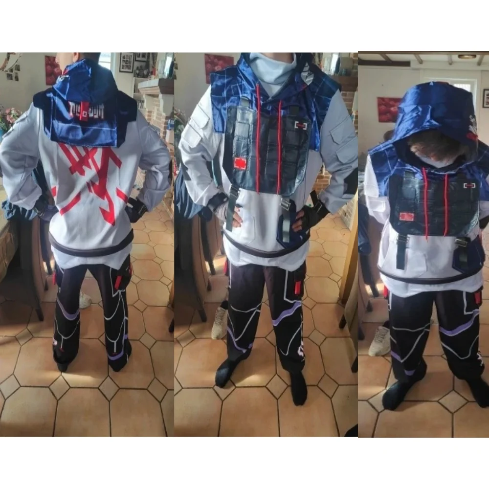 ISO Cosplay Jogo VALORANT Traje Peruca Halloween Anime Roupas Uniforme