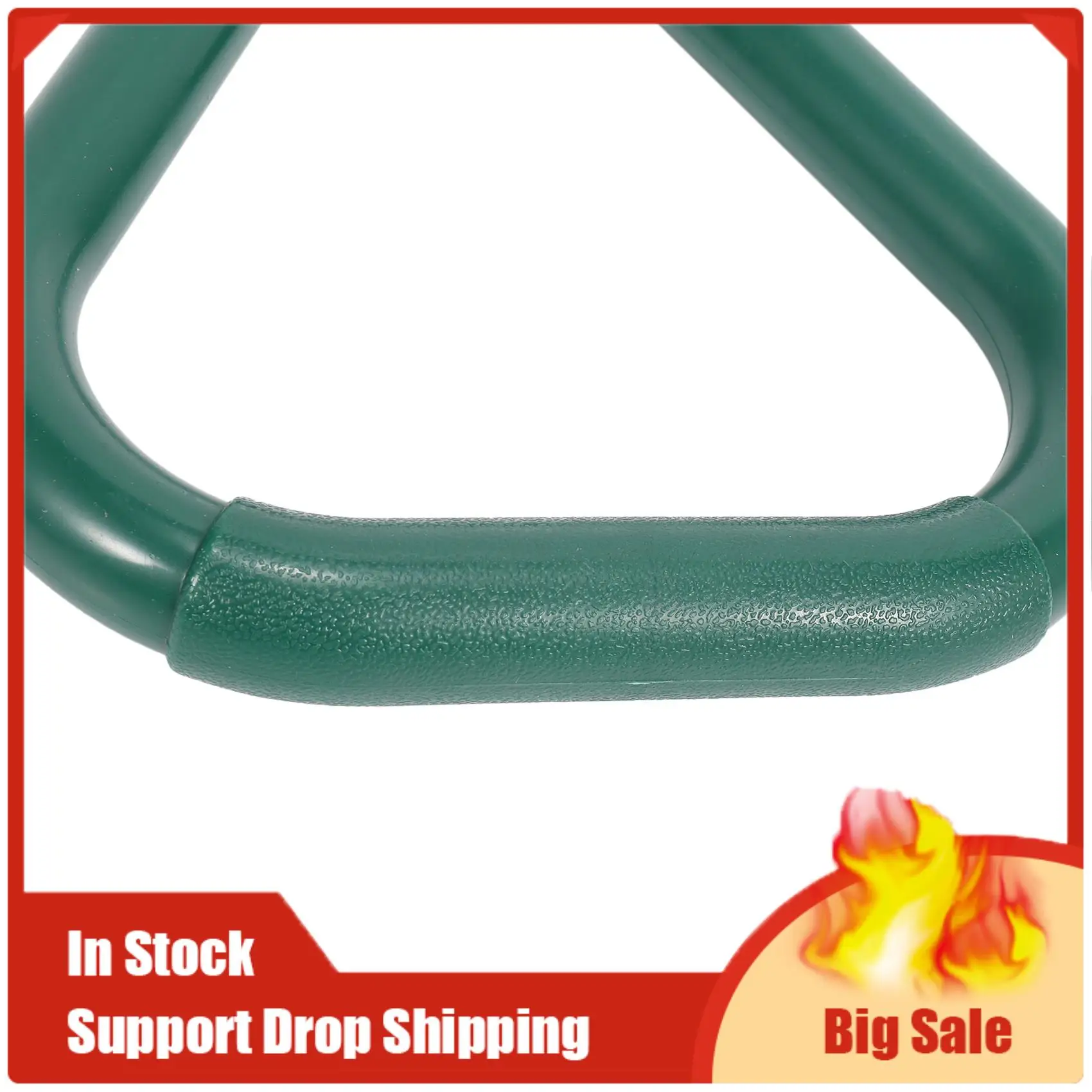 A35F جديد 2 قطعة ترابيز حلقة سوينغ مجموعة Playset ملعب ترابيز بار الغابة رياضة قرد بار حلقة كبيرة شبه منحرف حلقة