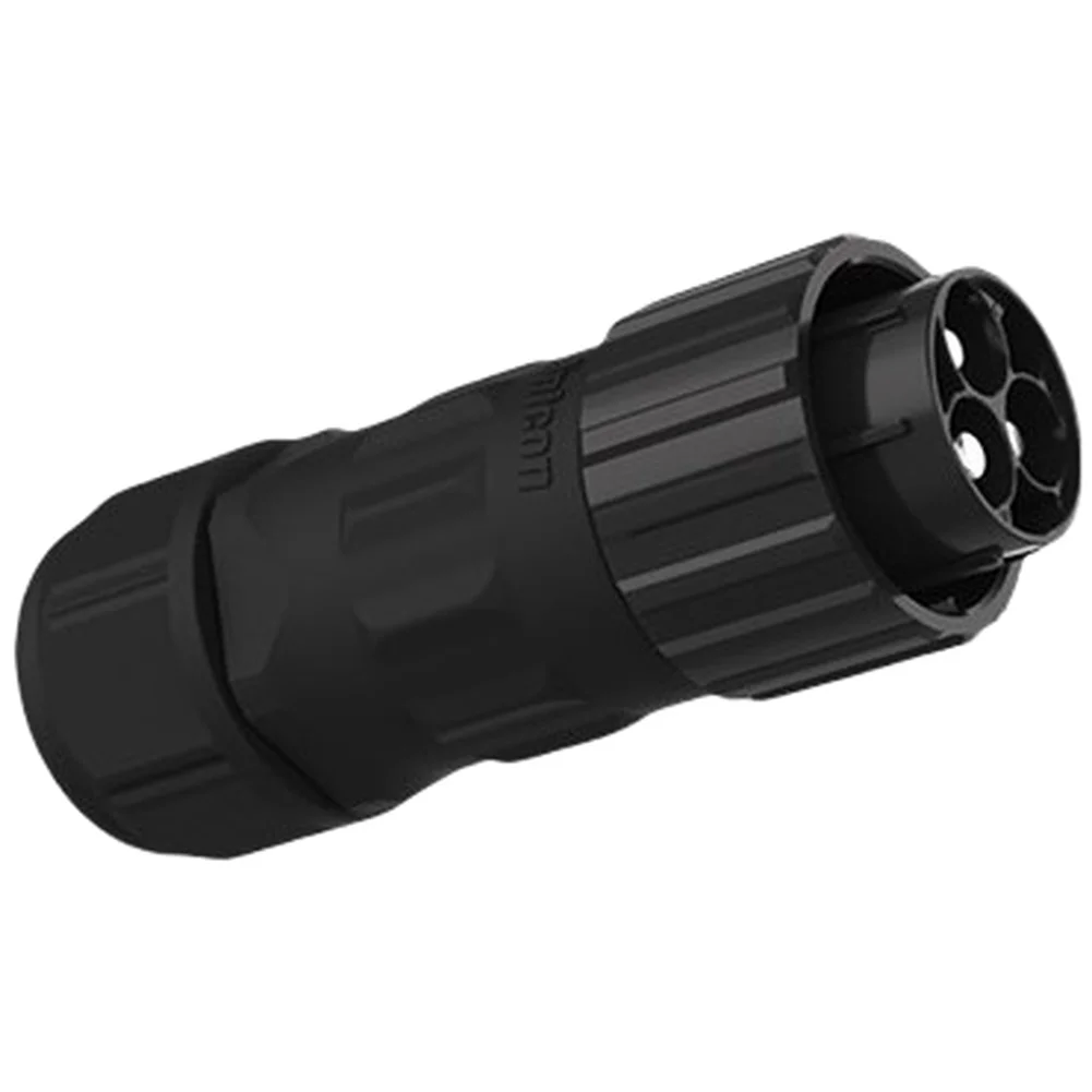 Silver-plated 100 Solid Terminals Aviation Connector Insulation Resistance 100M 3 Cores For Outdoor Power Applications