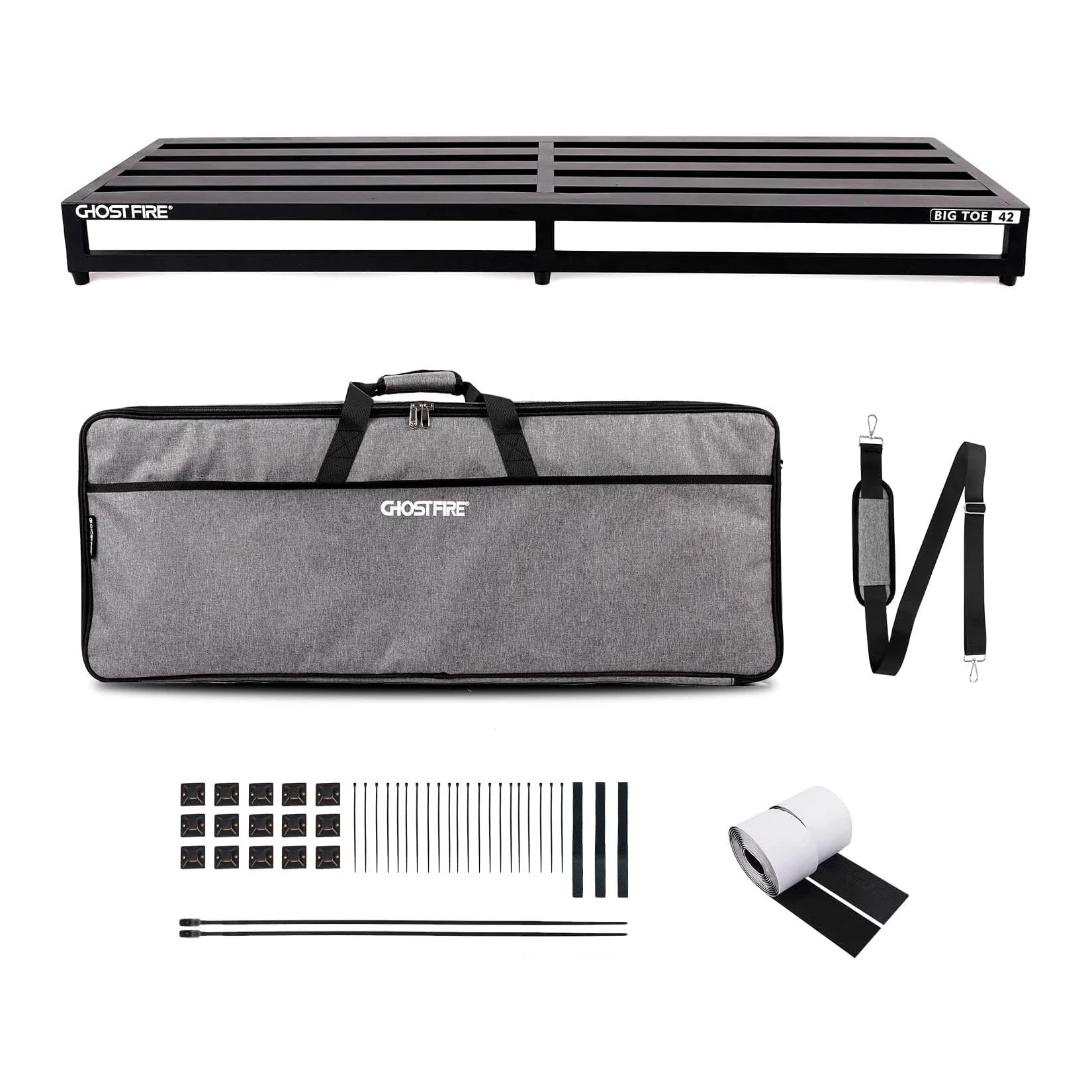 Ghost Fire Good Quality Guitar Pedalboard Aluminum Alloy Guitar Effect Pedal Bag Guitar Effect Pedal Board