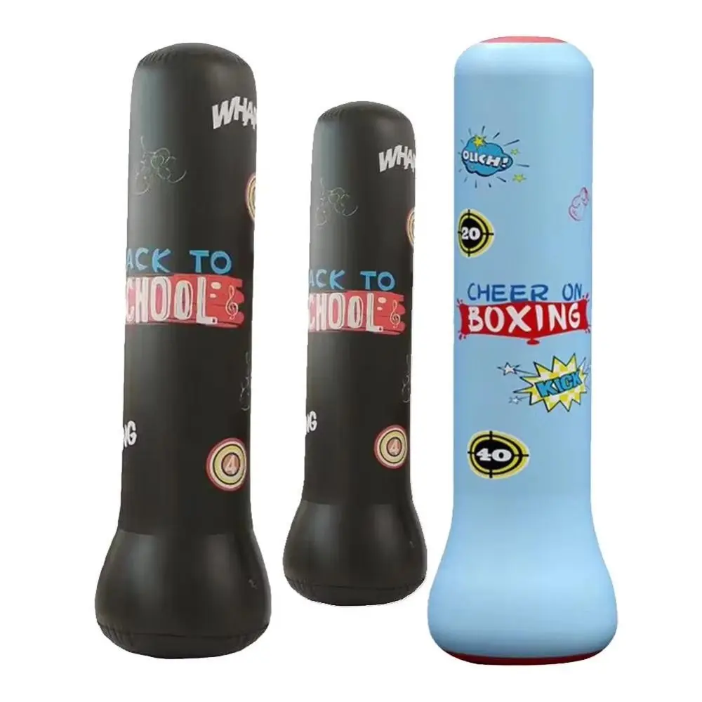 Inflatable Boxing Sandbag Thickened Promote Development Children Punching Bag Bounce-Back Blow Up Fitness Sand Bag Home