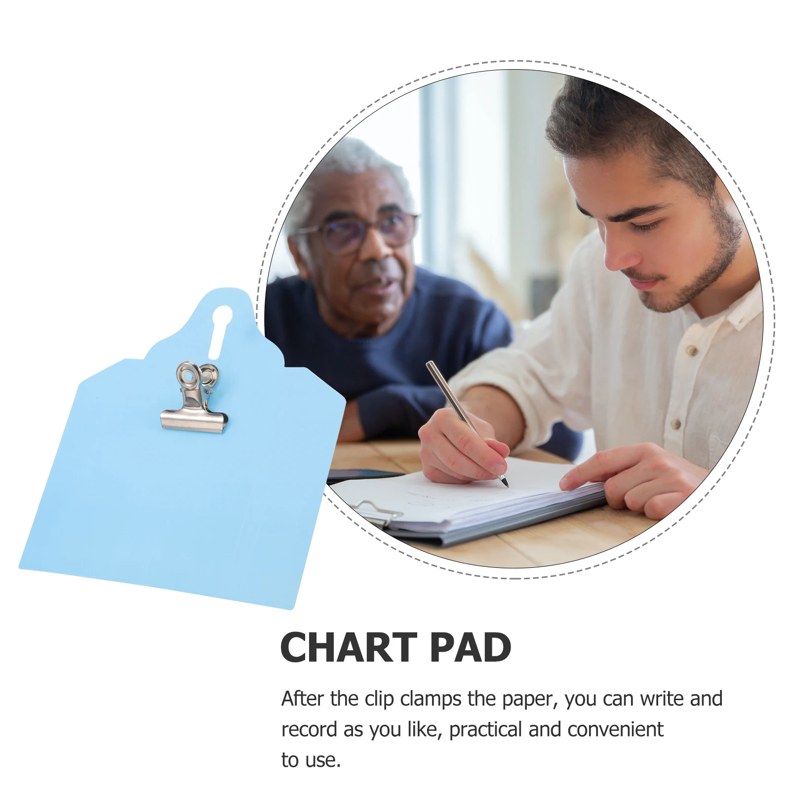 

Thickened Nursing Clipboard Medical Record Paper Holder Nurse Writing Pad Portable Plastic Clip For Hospital Non-Slip Drip