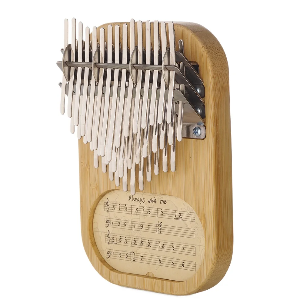 Chill Angels 41 Key Kalimba 3 Layers Portable Thumb Piano B Note Professional Kalimba Keyboard Instrument with Accessories Gifts