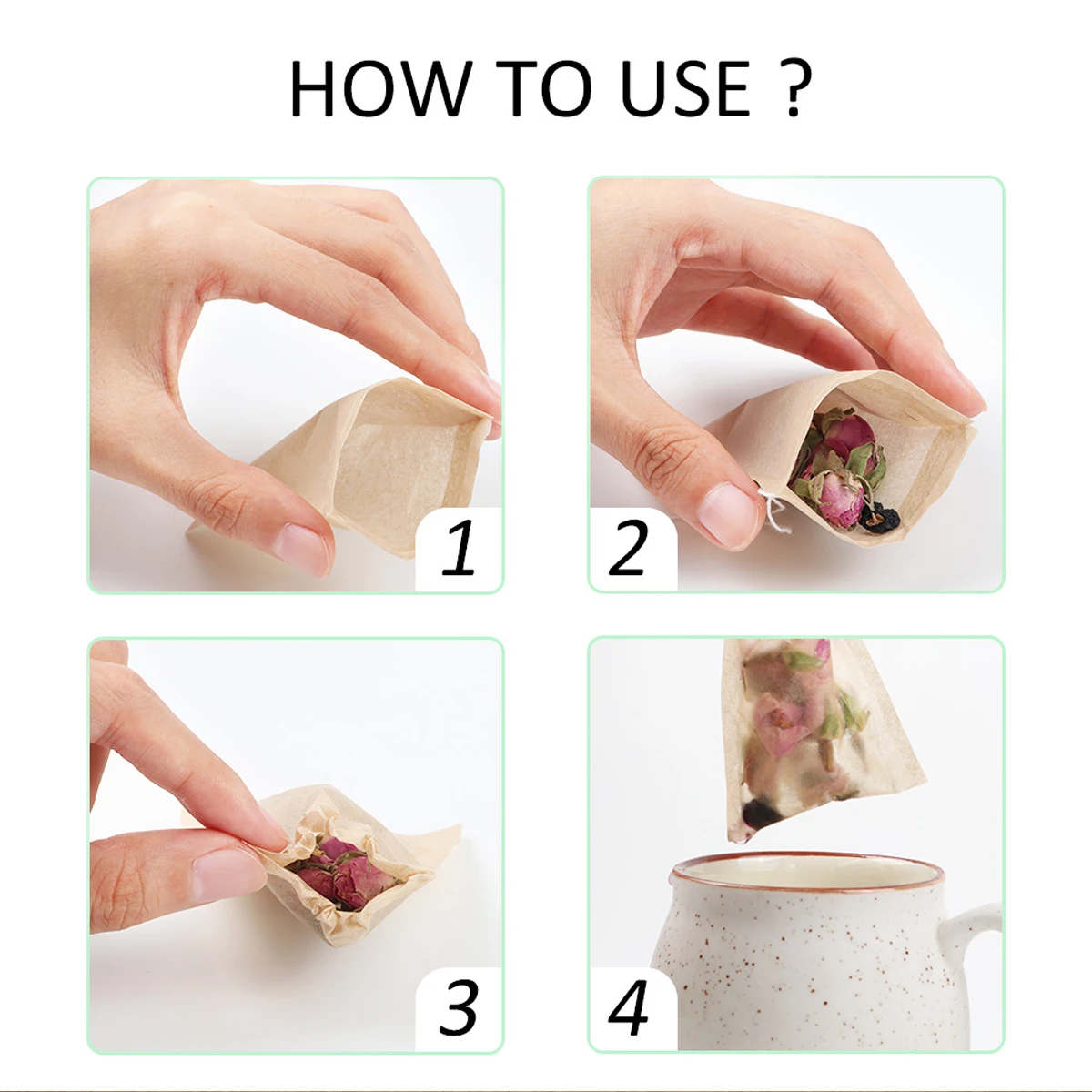 

Tea Making Bag Tea Filter Bags Disposable Packaging Bag Coffee Filter Bag Strainer Bags Tea Accessories