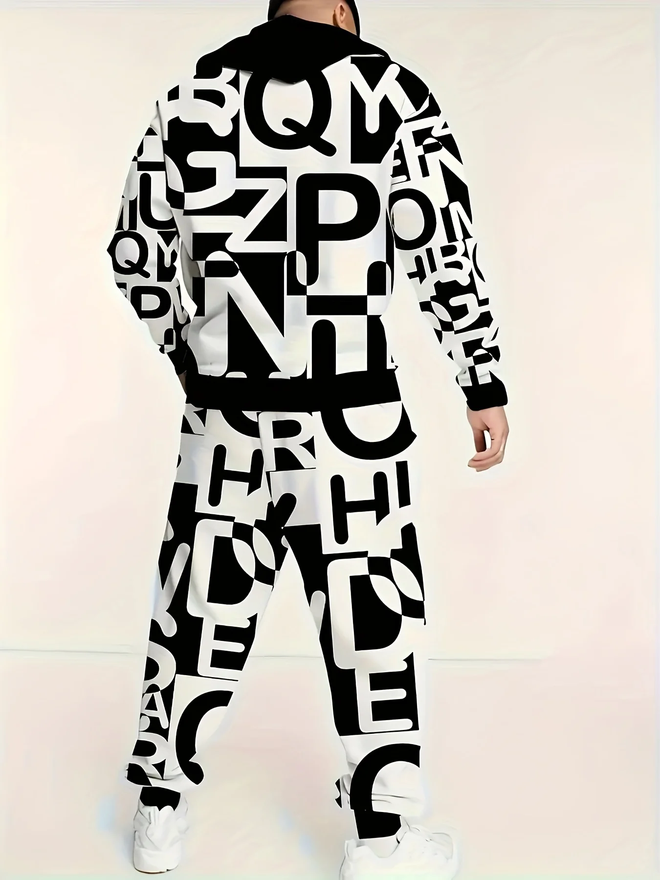 Ensemble sweat à capuche et pantalon de survêtement, Streetwear à la mode et Style maison, vêtements classiques avec lettres imprimées en 3D, hiver/automne 2526