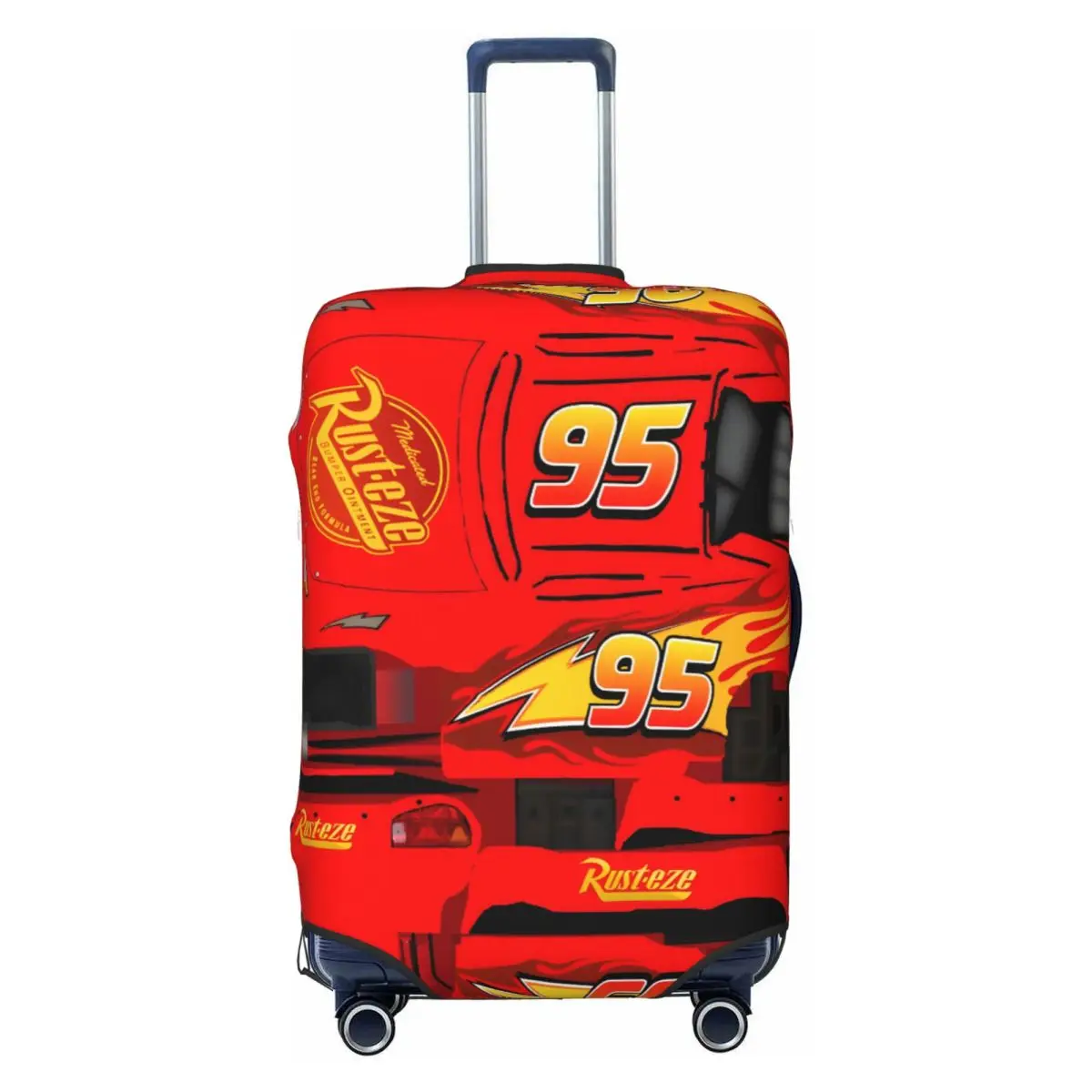 

Чехол для багажа с изображением Лайтнинг МакКуин, эластичный защитный чехол для дорожного чемодана с мультяшным рисунком, подходит для чемоданов 18-32 дюймов