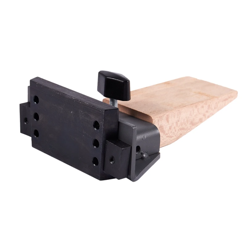 Jeweler's Cast Iron Wooden Bench Pin Miniature Vise Steel & Wood Block For Jewelry Making Hobby