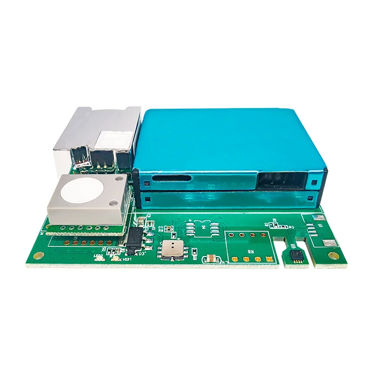 

7IN1 Indoor Air Quality Sensor Module RS485 Or UART Output PM2.5 PM10 TVOC CO2 CH2O Gas Sensor With Temperature And Humidity