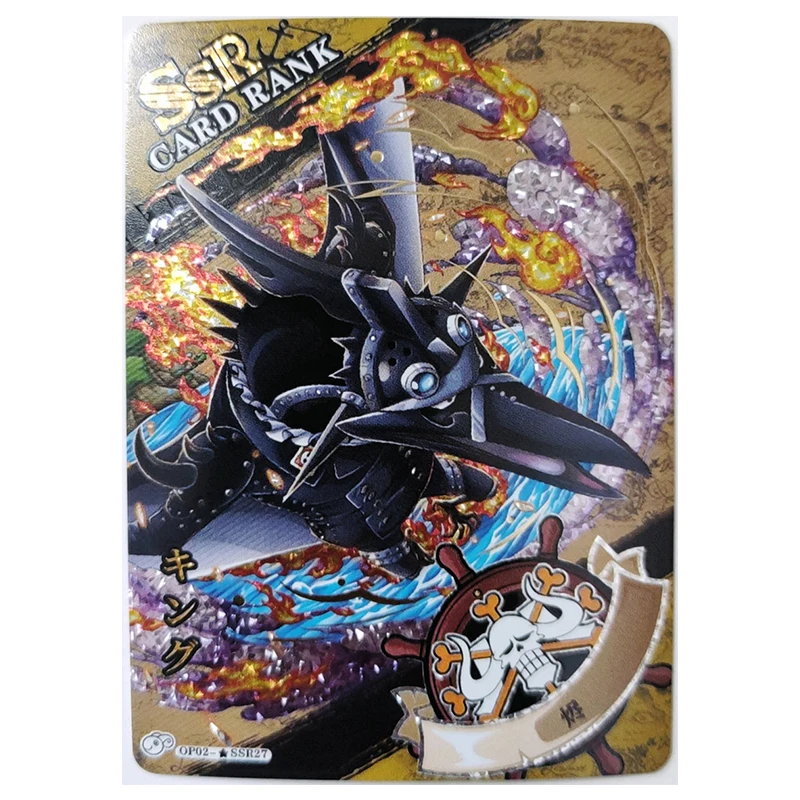 Anime ONE PIECE Rare SSR Foil Stamping Diamond Foil Card Kawamatsu Black Maria Toys for boys Collectible Card Birthday Present