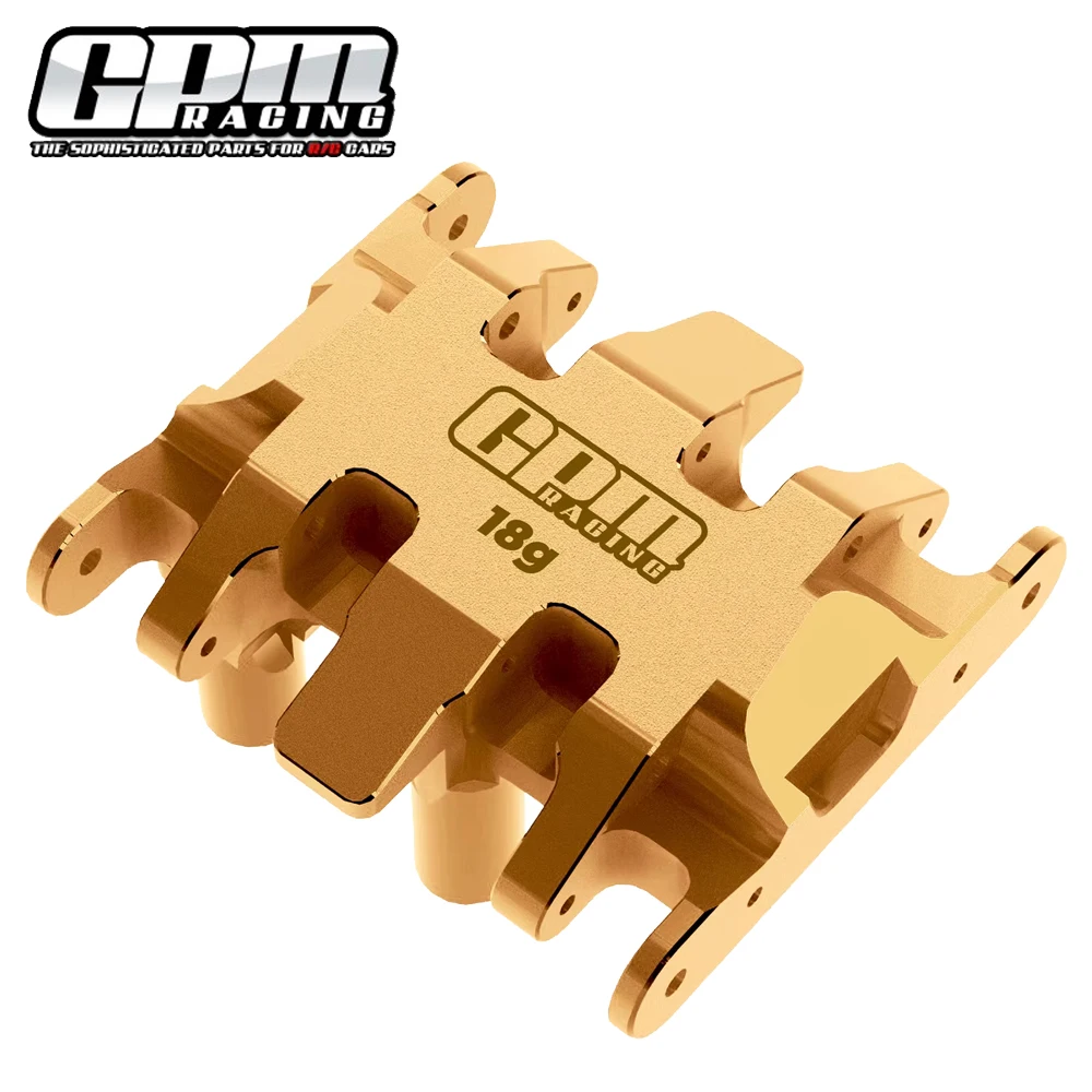 GPM para Axial 1/30 SCX30 Ford Bronco Jeep Wrangler Chevrolet K10 4X4 Carro RC Caixa de Transmissão de Metal em Latão Placa de Proteção AXI-3311
