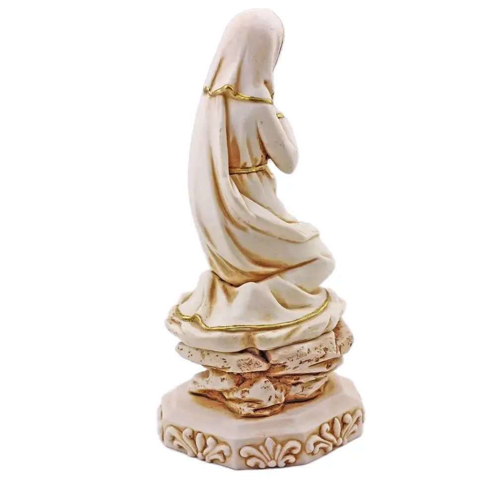 3D Virgin Mary Silicone Mould Christmas Sculptural Baptism Candle Reusable Decoration Mold Wax Craft DIY Resin Gypsum Polymer