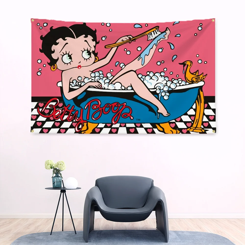 BETTY Cute Flag to Hang Tapestry Decor Home Garden Outdoor Personalized Items Flags for Bedrooms Fall Decoration Banners