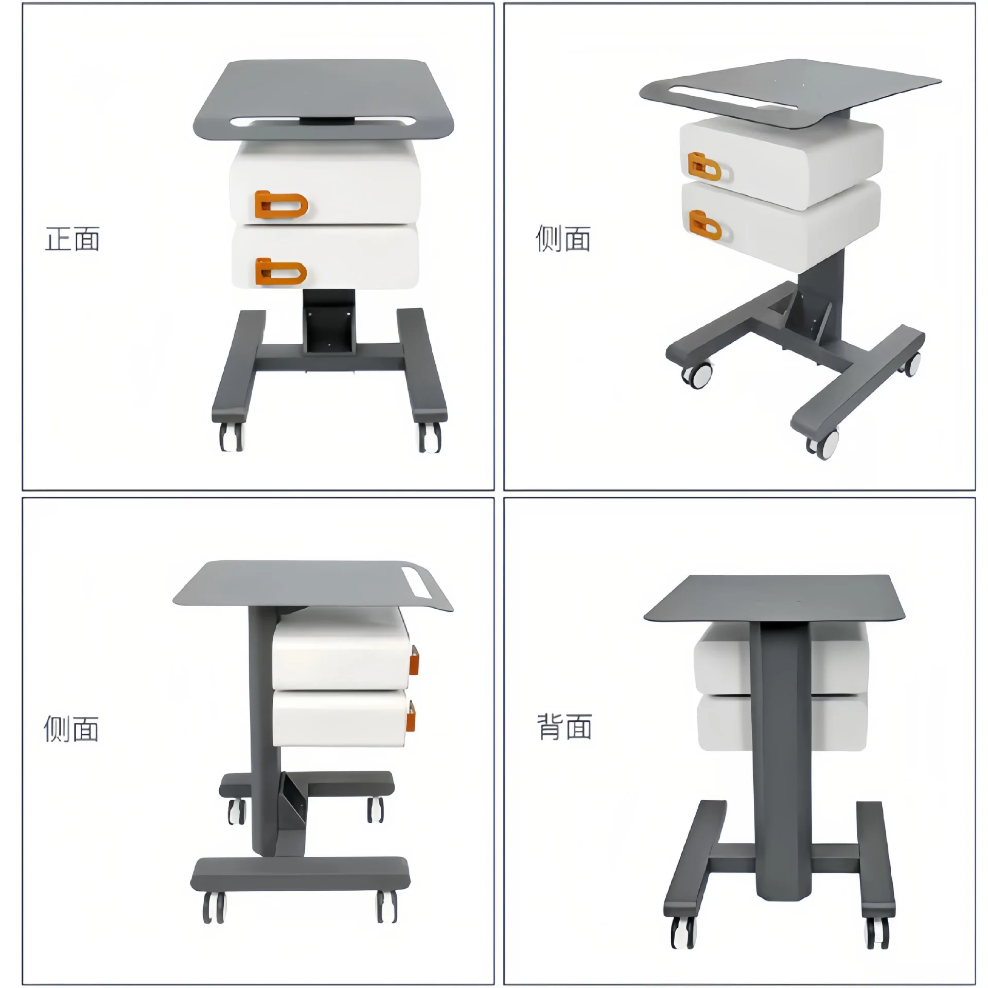 Beauty Equipment Cart,Metal Beauty Equipment Cart,Salon-Specific Cart, Mobile Cart for Desktop Equipment