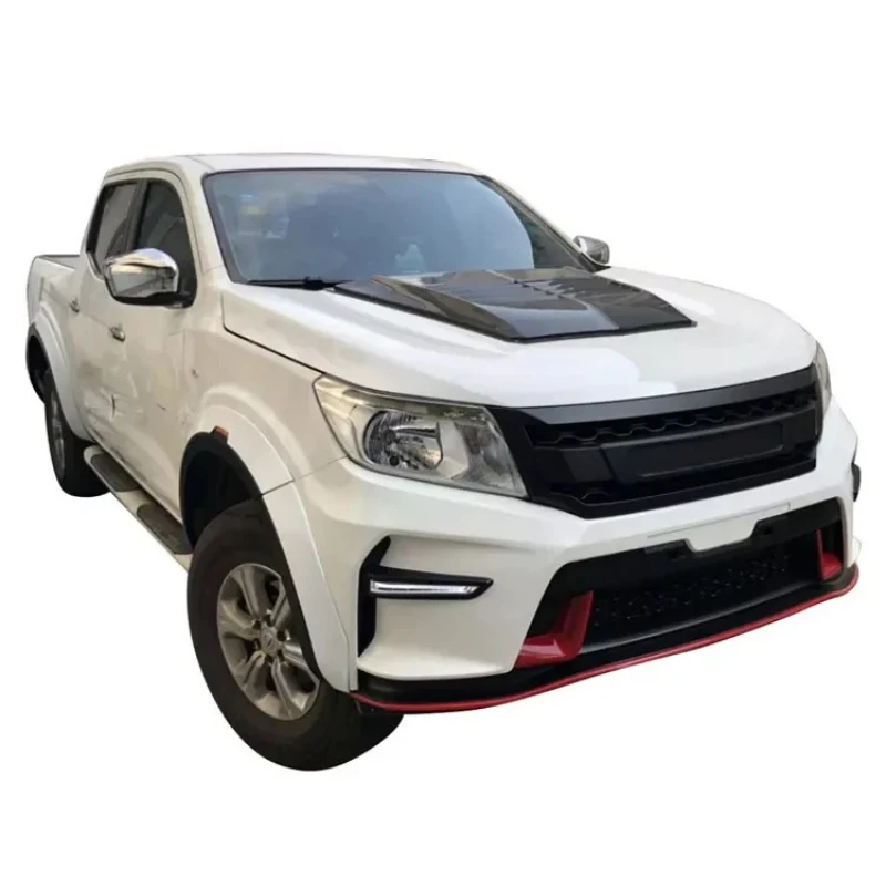 

New Style Body Kit Front Rear Car Bumpers for Avara NP300 2015-2020 Upgrade to 2021
