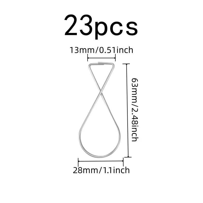 23 pcs Ceiling Grid Hangers, Easy Install No Tools, suitable for School Classroom Decor, Metal T-Shape Design