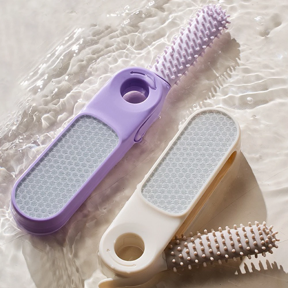 "1 Stuks Nano Glazen Voet Bestand Eelt Remover Voet Scrubber Dode Huid Remover Glas Slijpen Oppervlak Pedicure Gereedschap Nat Droog voeten"