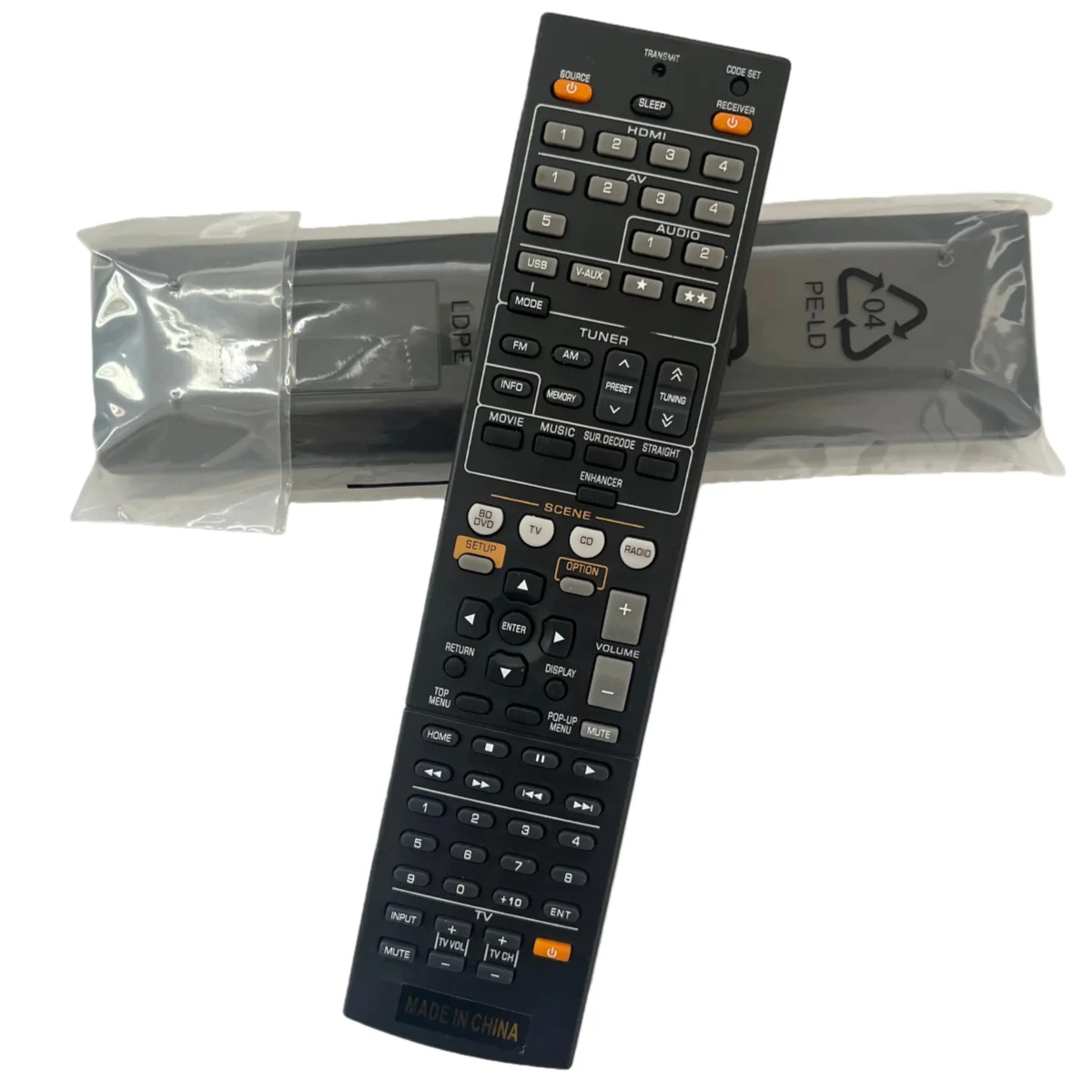 NEW Remote Control for Yamaha HTR-6240 HTR-6240BL RAV293 WR002700 HTR-4066 HTR-4066BL 5-Channel Home Theater Receiver