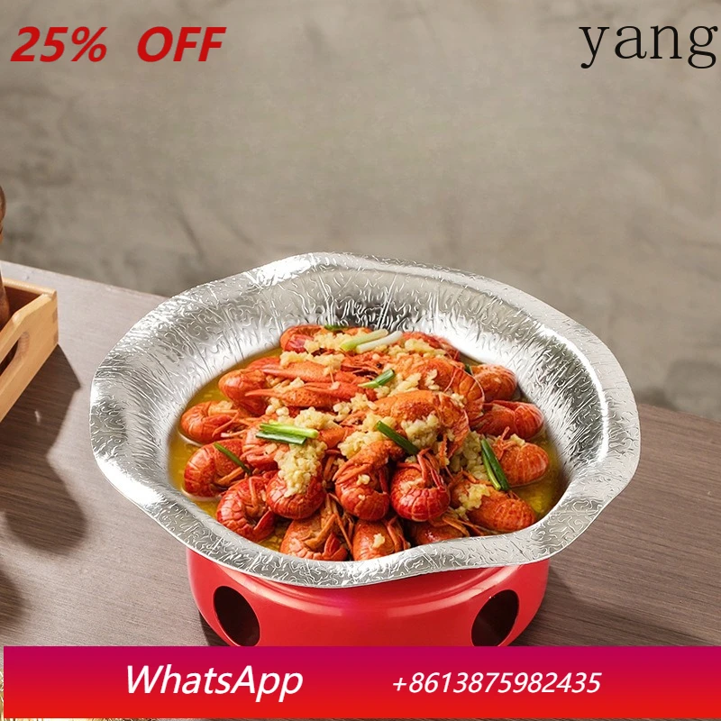 LMM stainless steel small hot pot seafood pot restaurant commercial furnace snowflake