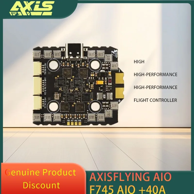 

Axisflying Argus F745 AIO Flight Controller 40A ICM-42688P 5V 12V Dual BEC for RC FPV Freestyle Drone