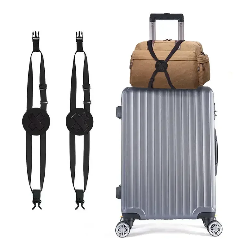 1/2PCS  Luggage Strap Adjustable Luggage Fixing Belt for Traveling Luggage Luggage Strap  Travel Essentials  Luggage Accessories