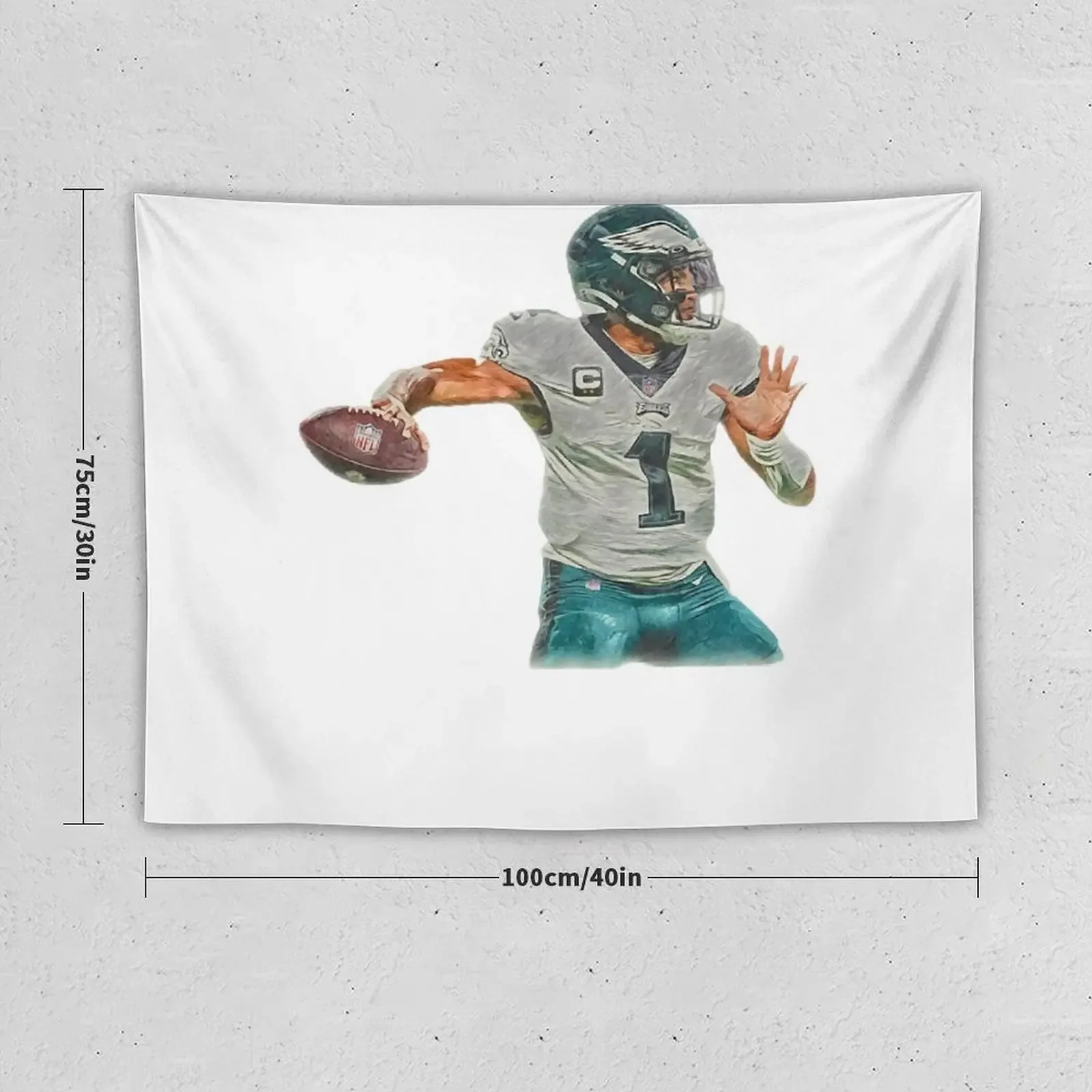 1 touchdown player sports classic Tapestry Wall Hanging Wall Bedroom Decor Tapestry