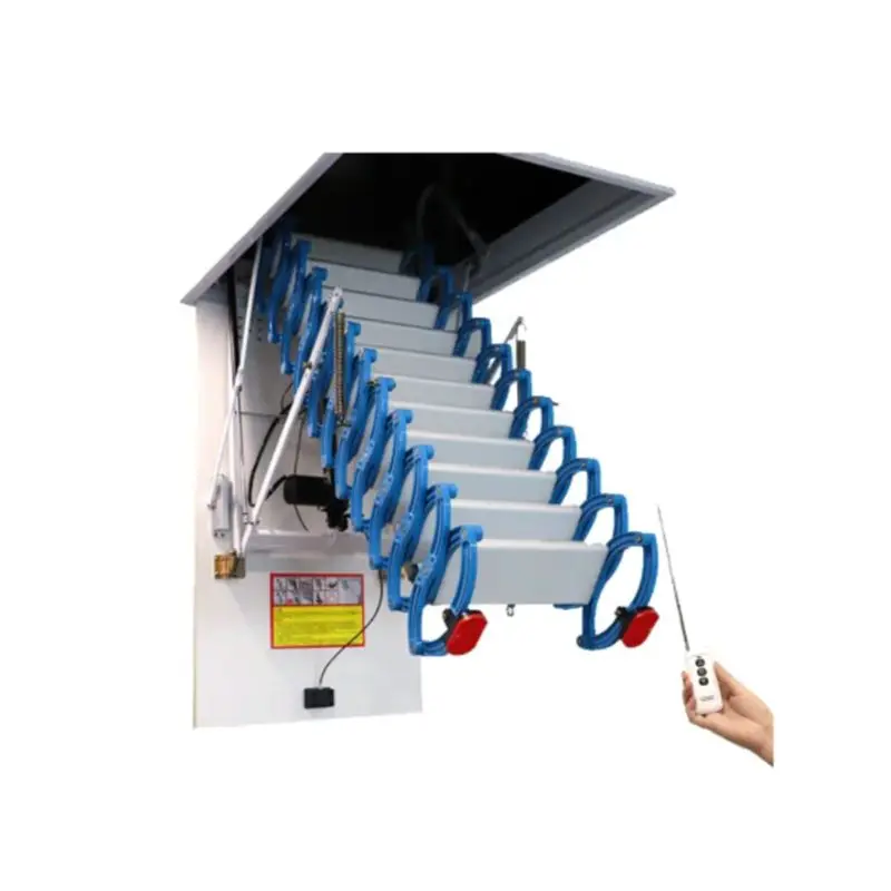 Factory Direct Adjustable Height Folding Ladder Lightweight Foldable Anti-slip with Safety Lock for Home Workshop  Outdoor Works