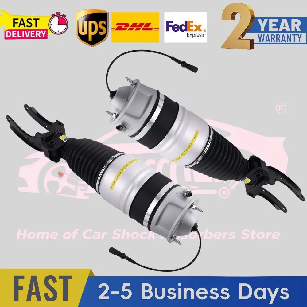 Pair Front Air Suspension Shock Struts For Volkswagen Touareg Porsche Cayenne 2011-2018 95835803900 95835803910 7P6616040H