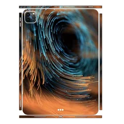Dazzling Decal Skin Compatible for iPad Pro 2022 2021 2020 Mini 6  Wrap Colorful Back Protector Film Cover Casing Sticker