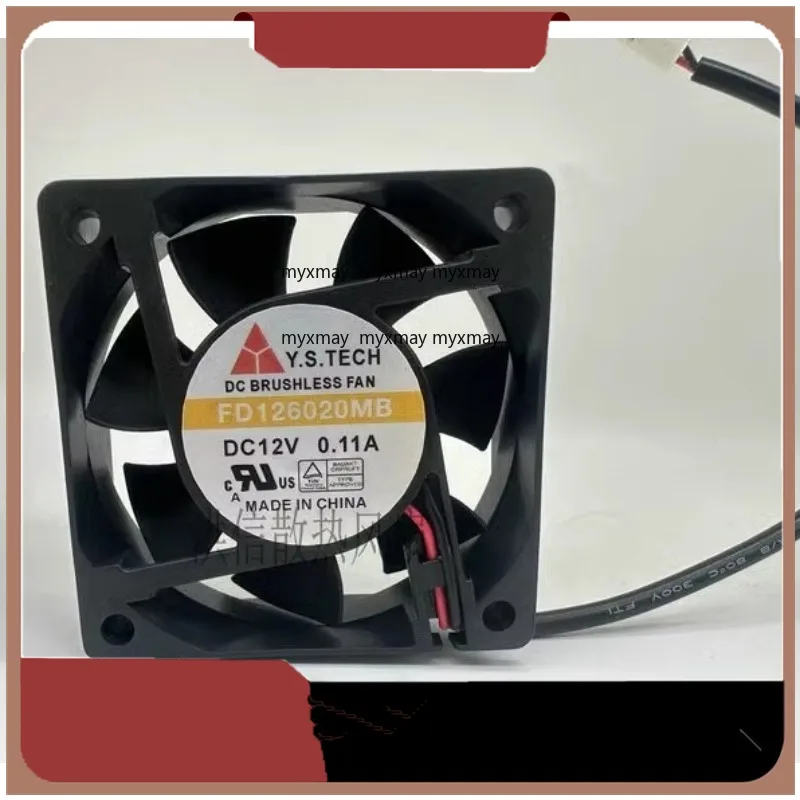 

New CPU Fan for Y.S.TECH 6020 FD126020MB 12V 0.11A 6CM 60*60*20MM Cooling Fan